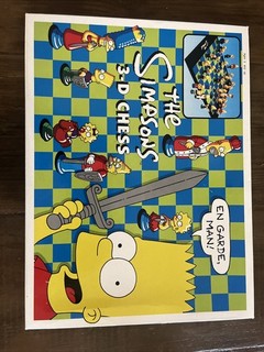 The Simpsons 3D Chess Set (complete)
