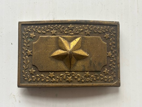 VINTAGE CIVIL WAR TEXAS BELT BUCKLE. EARLY REPRODUCTION