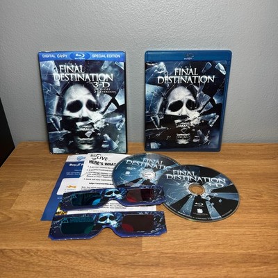 The Final Destination in 3D (Blu-ray, 2010) 1 With Lenticular Slipcover Glasses