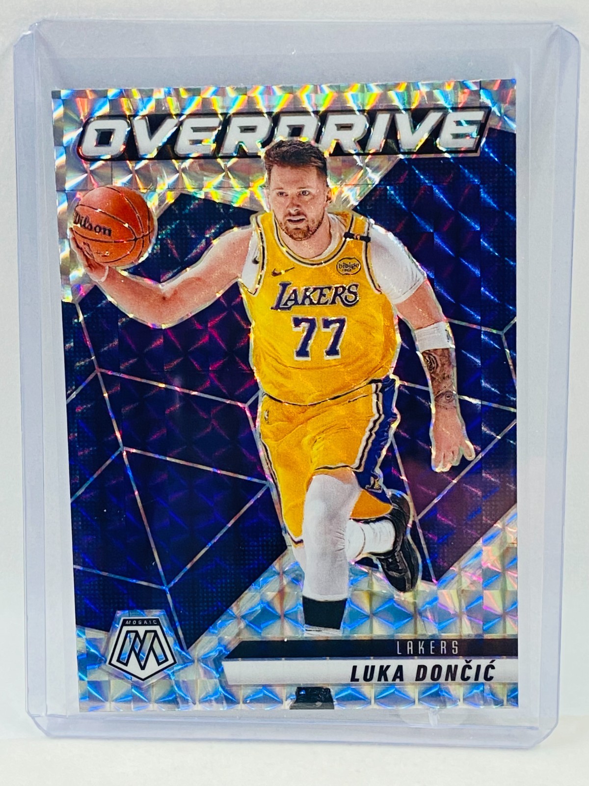 2024-25 Panini Mosaic Luka Doncic Overdrive Silver Mosaic #2