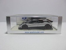 1/43 Spark Pagani Zonda Cinque Roadster 2009 Mini Car Silver x Black From Japan