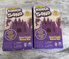 2 NIB Spin Master Kinetic Sand Purple 8oz