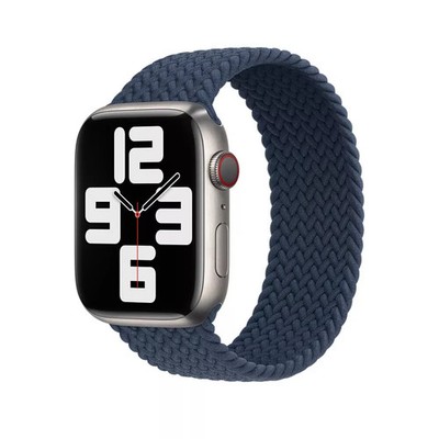APPLE WATCH BRAIDED SOLO LOOP 45MM - SIZE 12 - ABYSS BLUE
