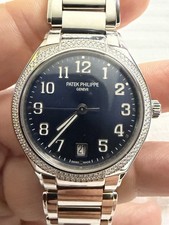 Patek Philippe Twenty-4 Diamond Stainless Steel Watch 7300/1200A-001 Blue Dial