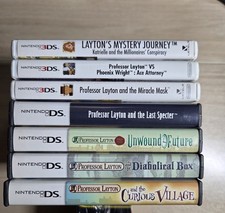 Professor Layton Complete Series Bundle DS 3DS- All Games with Azran Legacy New