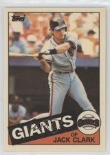 1985 Topps Collector's Edition Tiffany Jack Clark #740 7wf