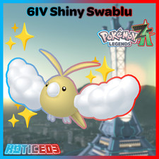 ✨ Shiny Swablu 6IV ✨ Pokemon Legends ZA 🚀 Fast 🚀