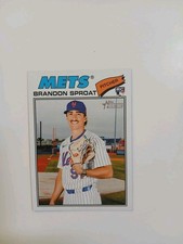 2026 Topps Heritage #118 Brandon Sproat New York Mets RC