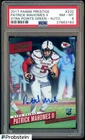 2017 Panini Prestige Xtra Points Green Patrick Mahomes II RC AUTO 145/150 PSA 8