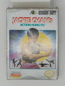 Jackie Chan's Action Kung Fu GAME & BOX (No manual) Nintendo NES