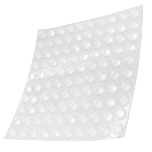 100 Pcs Blind Assistive Post Bump Dot Stickers Clear Adhesive Pad