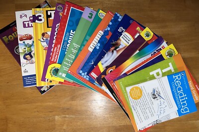 Lot 16 HOMESCHOOL WORKBOOKS 3rd Grd.Variety of Subjects-Curriculum or Review-NEW