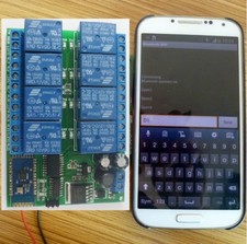 12VDC 8CH Android Phone Bluetooth Control Relay Switch Module for Smart Home LED