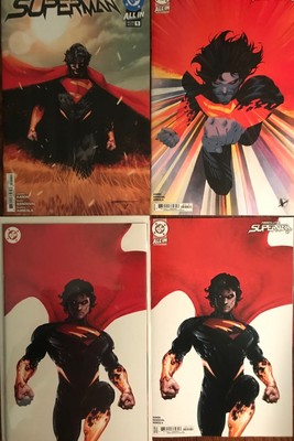 ABSOLUTE SUPERMAN #1 (1st print) LOT of 4 cover variants (brand new) NM+