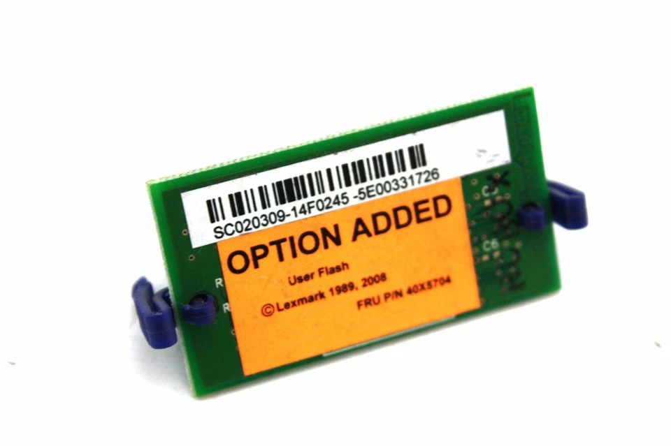 Lexmark XS651 XS654 XS658 C73X E360 T65X X46X 65X 73X Flash Card 256MB 40X5704 - Image 3 of 3