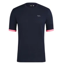 Brand New w/Tags!  Rapha Technical T-Shirt- Navy w/Navy Arm Band- Men's L