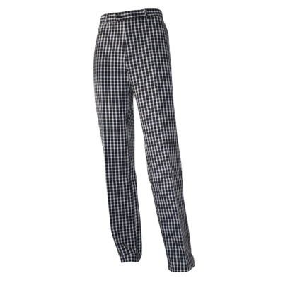 HIZA Profi Herren Kochhose Chefhose Koch Hose 114150 schwarz/weiß kariert