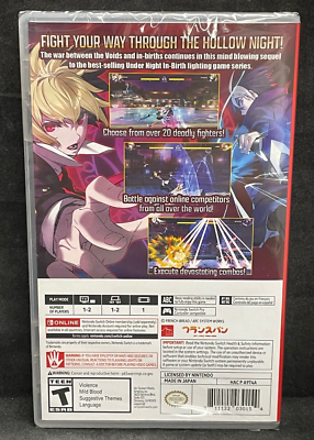 UNDER NIGHT IN-BIRTH II [Sys:Celes] (Nintendo Switch) BRAND NEW | eBay
