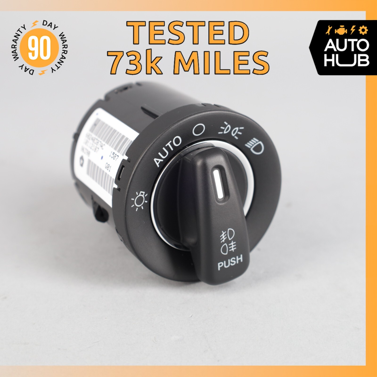 17-20 Maserati Levante M161 Headlight Control Switch 675000617 OEM 73k
