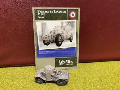 Axis & Allies Miniatures, World War II, France, Panhard Et Levassor  4/45