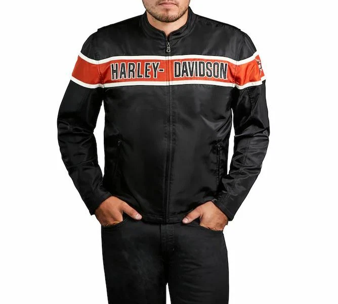 Harley-Davidson Homme Veste Loisir " Générations " 98162-21VM Noir - Photo 2/3