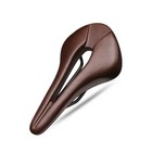 Breathable PU Leather Soft Comfortable MTB Mountain Road Bicycle Saddle Seat
