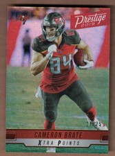 2019 PRESTIGE XTRA POINTS BRONZE #75 CAMERON BRATE #11/25