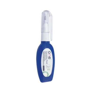 ONE White Out Liquid Correction Fluid Pen Fine Point Quick Drying 7 ml ...