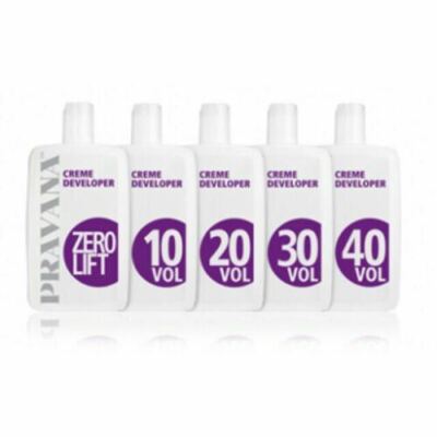 Pravana Creme Developer Volume 10,20,30,40 Liter size