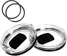 Rambler Magslider Replacement Lid 30Oz 2Pack, Magnetic Tumbler Lid Fit for Yeti