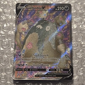 Garbodor V Full Art 190/203 Ultra Rare Evolving Skies Pokemon TCG NM