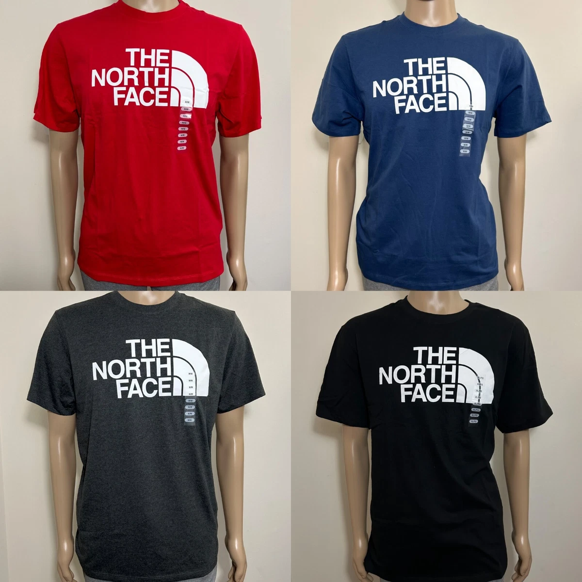 The North Face Men's Half Dome Tee T-Shirt Red Blue Grey Black S M L XL XXL  XXXL