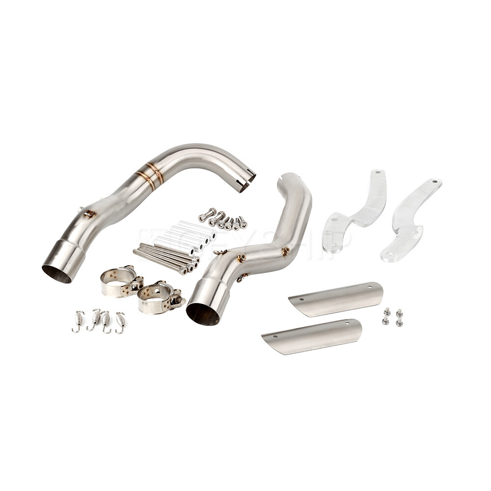 Motorcycle Exhaust Muffler Mid Link Pipe For Honda VTR 1000