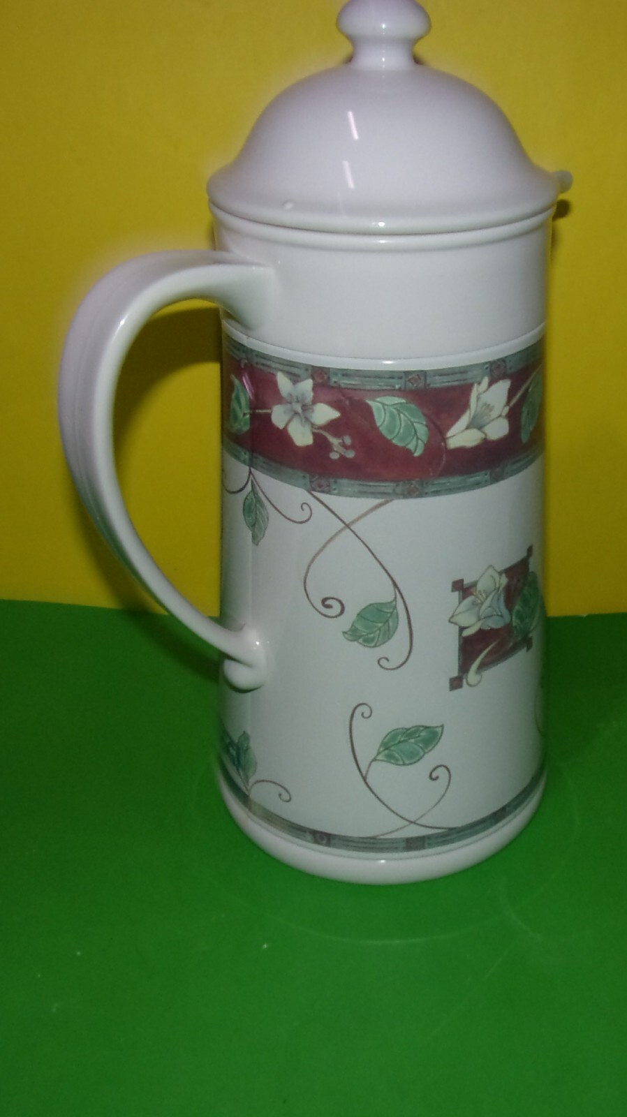 Original OGGI Mission Flower Thermal Vacuum Carafe Insulated eBay