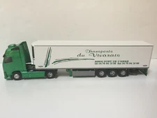 1/43  Truck Volvo FH3 & trailer "TANSPORTS DU VIVARAIS" / Eligor Ref.114886 Rare