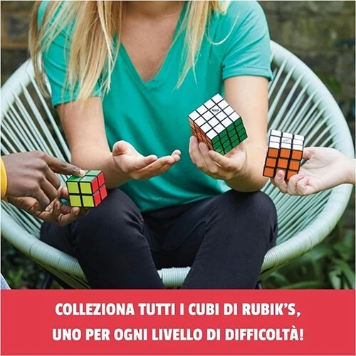 CUBO DI RUBIK ORIGINALE 4X4 MASTER, PER BAMBINI 8+, COLORI, ROMPICAPO, REVENGE - Immagine 4 di 4