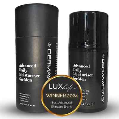 Dermaworks Advanced Face Cream for Men - Anti-Aging & Hydrating Moisturiser 50ml