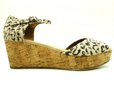 cheetah wedge sandals