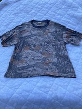 vintage Liberty Camo Single Stitch Shirt XL Mens Realtree 1980s All Over Print