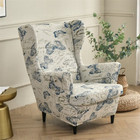 Stretch Wing Chair Cover Butterfly Armchair Nordic Slipcover Seat Cushion Cover