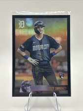 2025 Topps Archives - 1996 Topps Trey Sweeney #188 Black Foil (RC) + Base