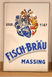 Emailschild Fisch Bräu · Massing · Niederbayern · LK Rottal Inn