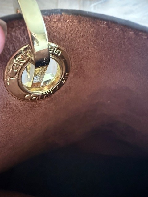 Calvin Klein Brown Leather large tote w/ Pochette — image 5