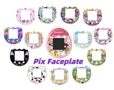Tamagotchi Pix Faceplate: Holographic Sanrio, Devil Gotch, TMGC designs