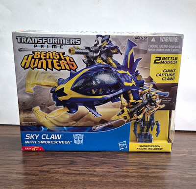 Hasbro Transformers Prime Beast Hunters Sky Claw + Smokescreen Autobot 2 Modes
