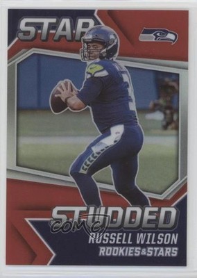 2021 Panini Rookies & Stars Star Studded Red 48/99 Russell Wilson #SS-16 e6e