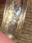 STERLING SILVER .925  HAMMERED HOOP EARRINGS JEWELRY HALLMARKED / 13.3 Grams — photo 6
