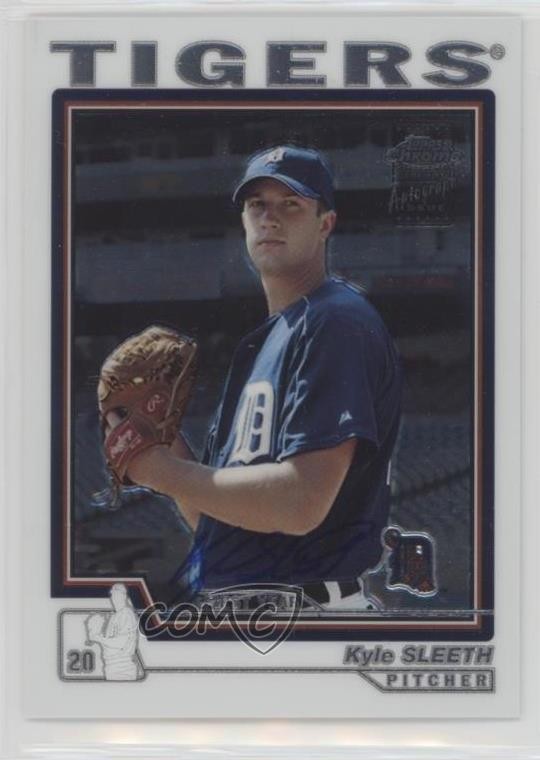 2004 Topps Chrome Kyle Sleeth #239 Rookie Auto RC 0f6