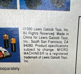 Micro Machines 4x4 Crushers Spuds #10 1990 Galoob Battery Powered NIB