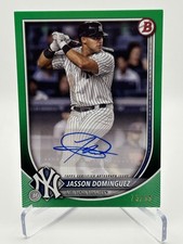 2025 Bowman Paper Prospect - Jasson Dominguez #PRV-JD Green Autograph /99